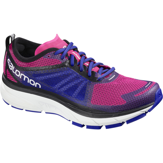 Zapatillas De Running Salomon Mujer Rosas / Azules - Salomon Argentina SONIC RA W ,314275-ECM